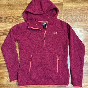 The North Face Women's Medium Raspberry Hooded Sweater